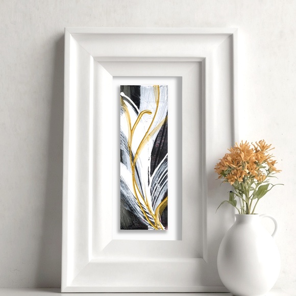 Original Miniature Abstract Painting, Affordable Art - Beautiful Melody 6 - Picture 1 of 7